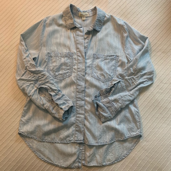 Printed Button Up - Picture 1 of 6